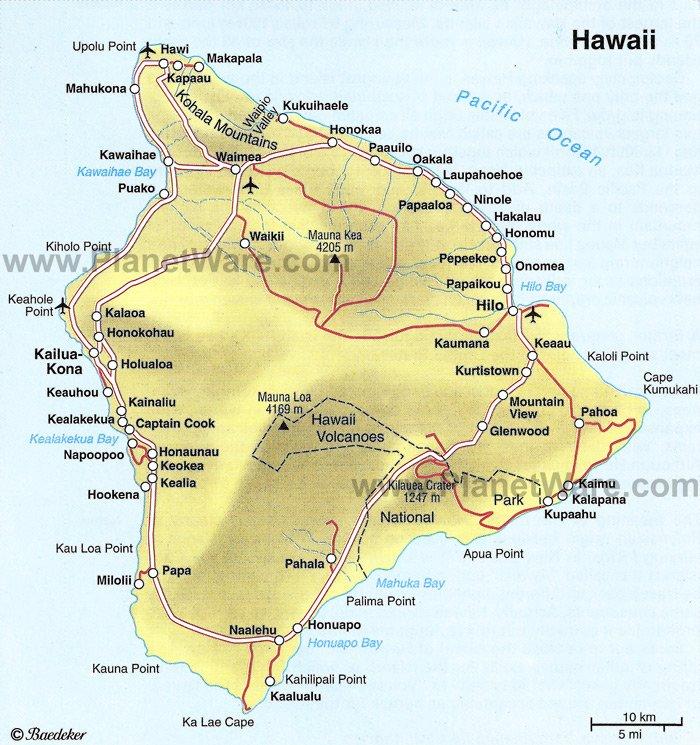 Attrazioni sulla Grande Isola delle Hawaii