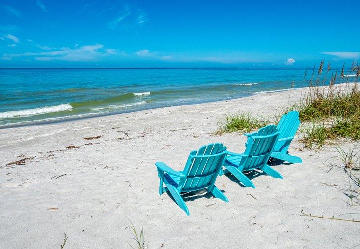 Sedie da spiaggia a Longboat Key