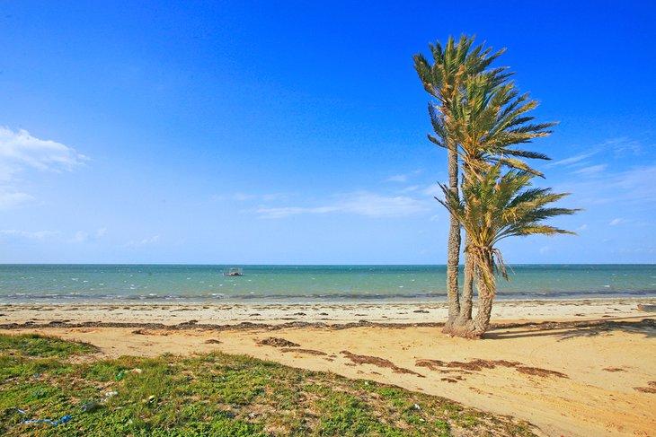 Spiaggia nelle Isole Kerkennah