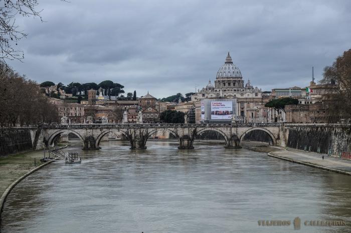 Vistas de Roma desde el Puente Umberto I
